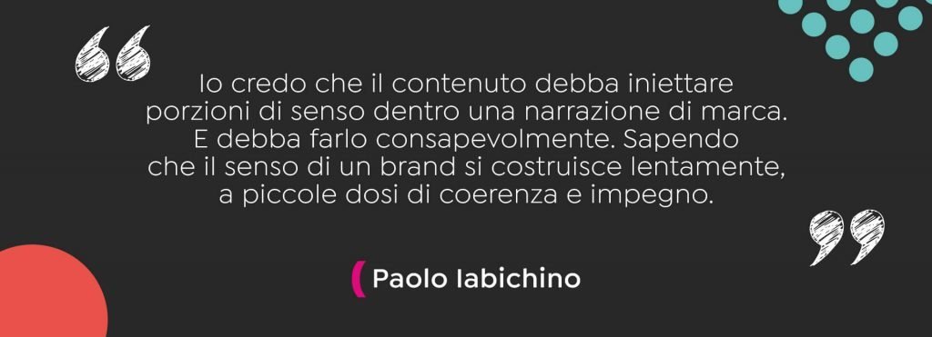 citazione Paolo Iabichino