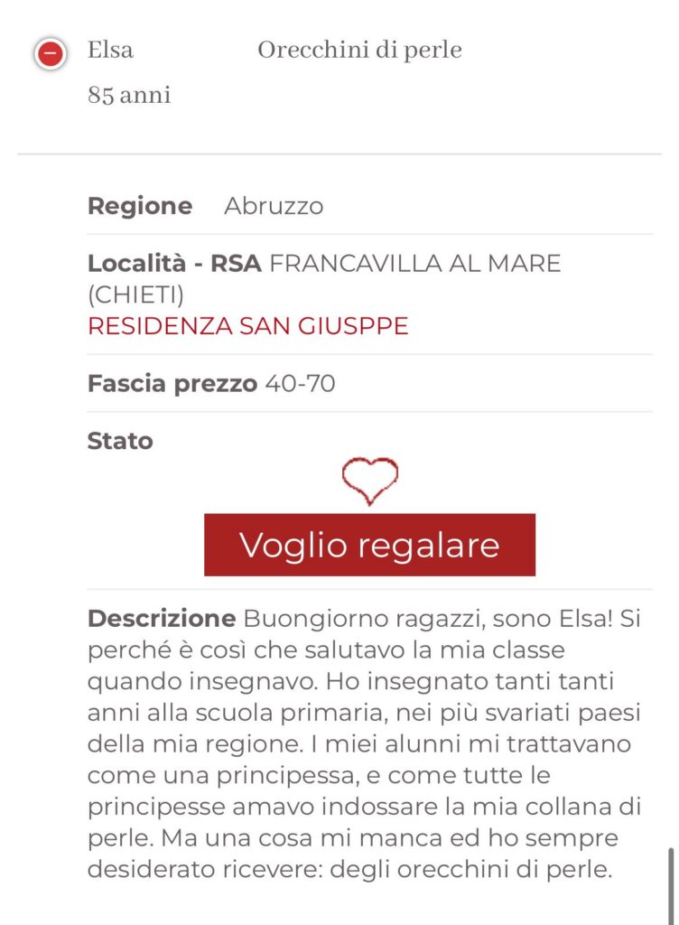 Nipoti di babbo natale - esempio - Elsa