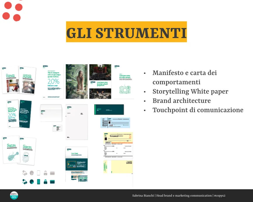 Sabrina Bianchi lezione slide Copy42 Academy